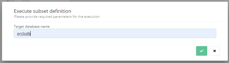 Execute Subset Definition