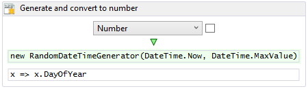 Generate and convert to number example