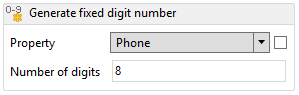 Generating fixed digits numbers