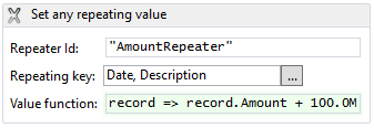 Set any repeating value example